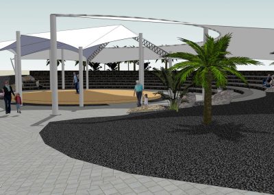 Proyecto Personalizado para terraza en Playa de las Cucharas. Lanzarote.