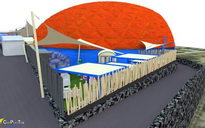 Proyecto para una discoteca con cúpula insonorizada