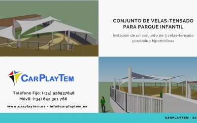 Conjunto de Velas-Tensado para parque Infantil – CarPlayTem