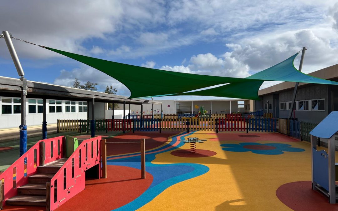 velas sombra parque infantil lanzarote